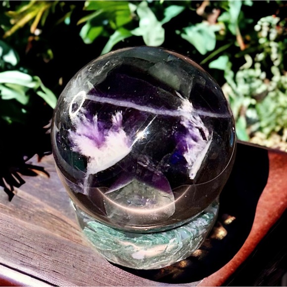Other - Feather Fluorite Sphere